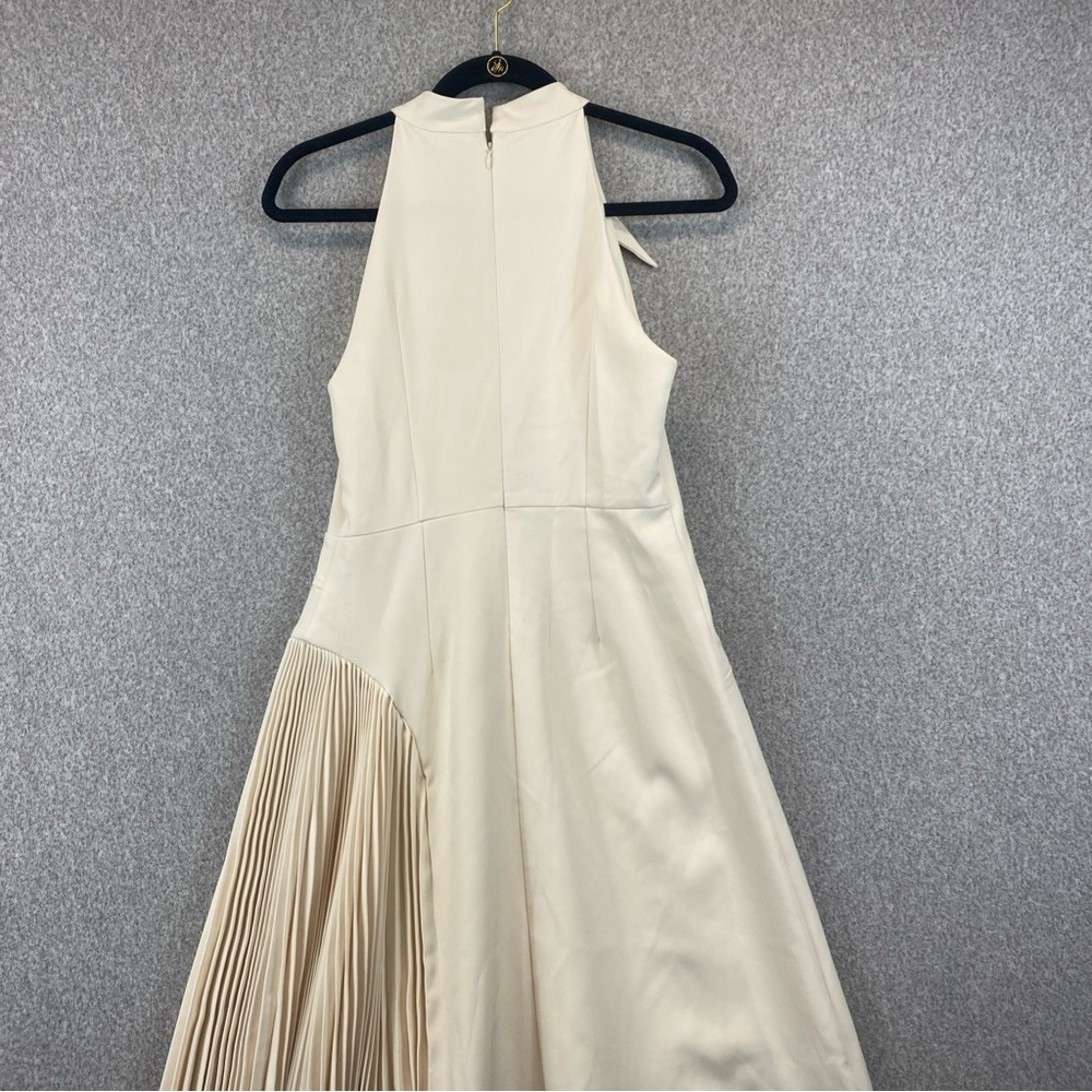 Innovare Cream Midi Dress Size S NWT Marilyn Monroe Vibes Retro Formal Evening - Picture 10 of 13